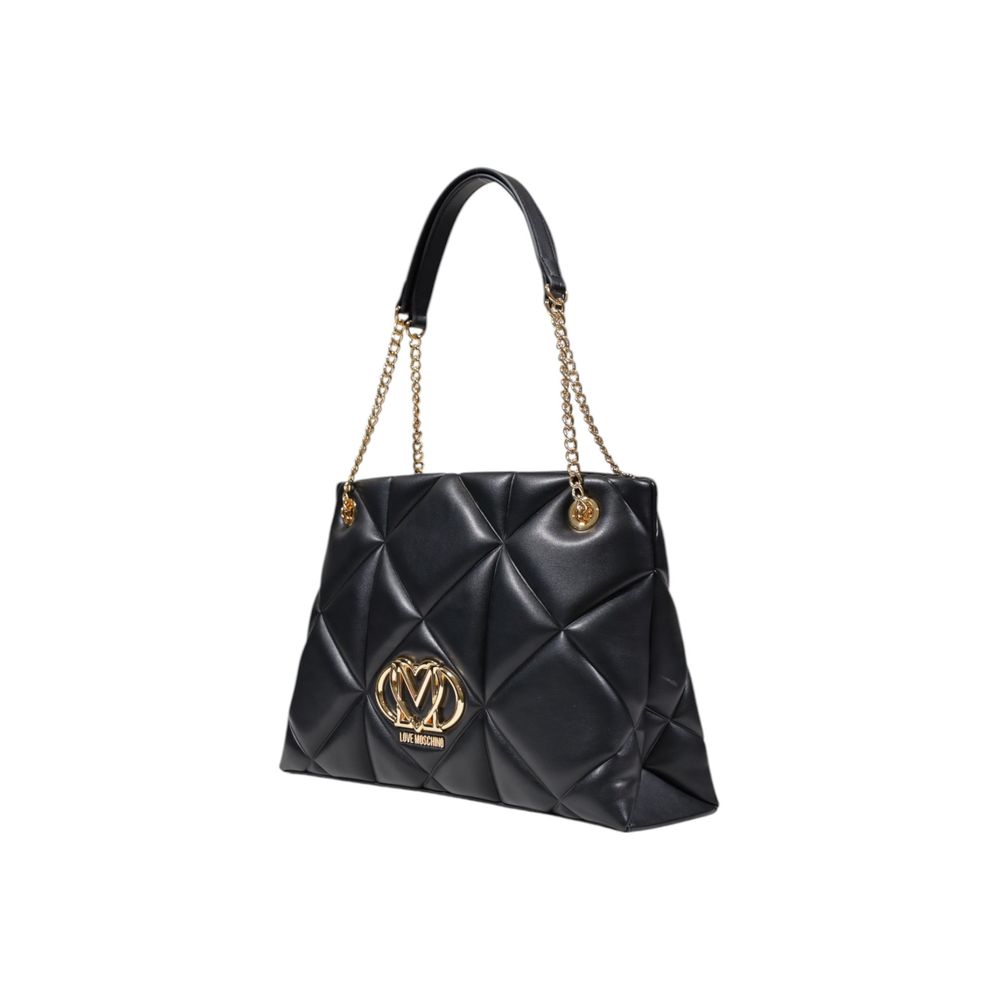 Black Polyethylene Handbag - ventzia