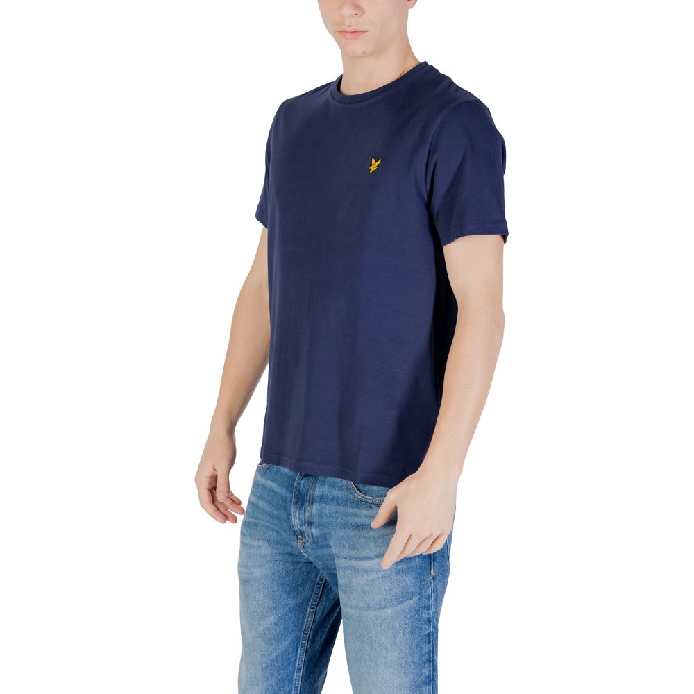 Blue Cotton T-Shirt - ventzia