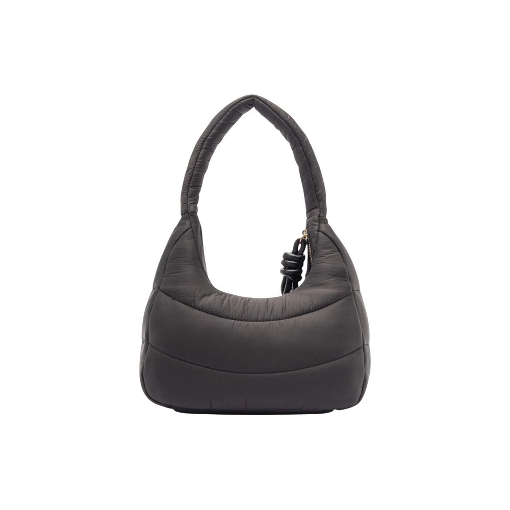 Black Nylon Handbag - ventzia