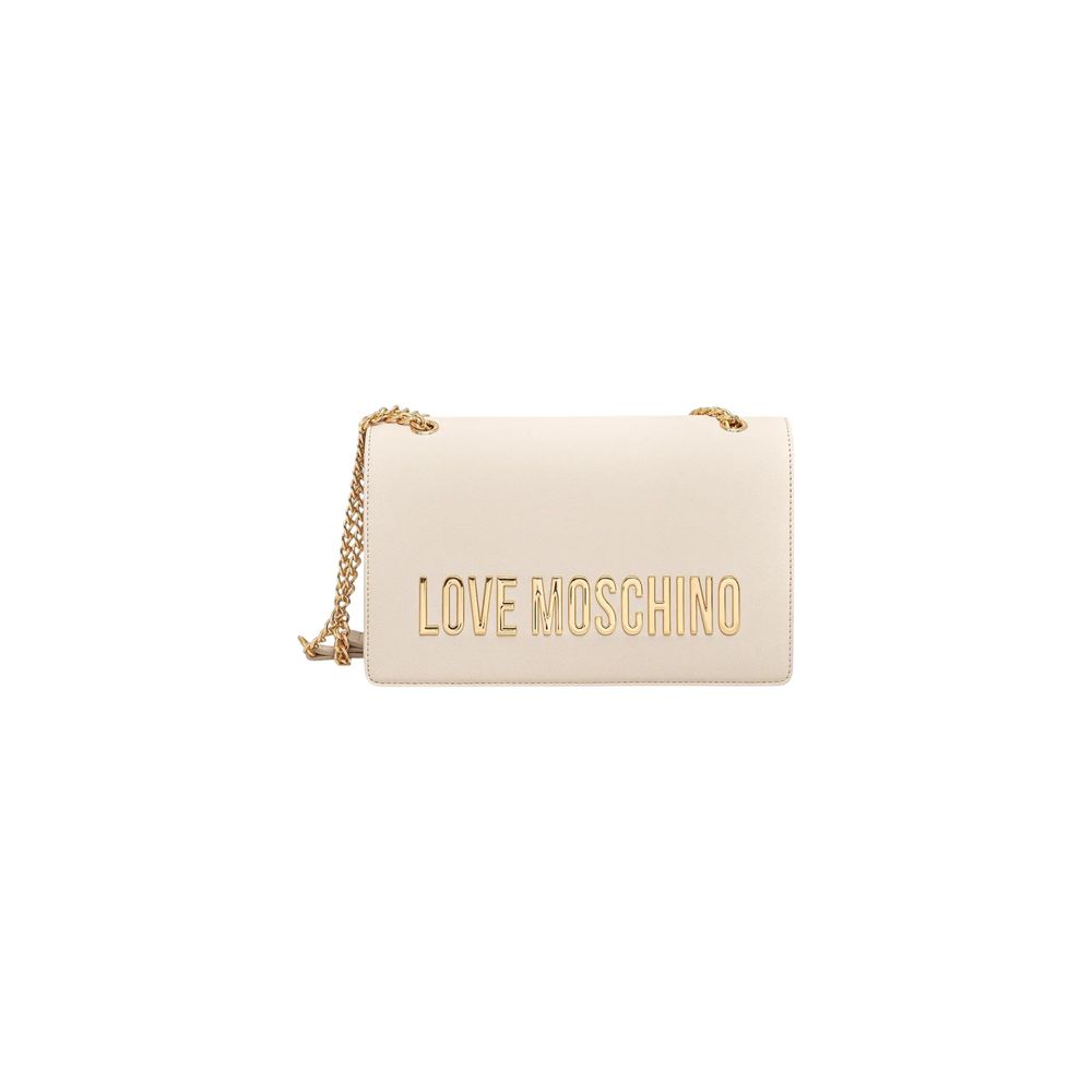 Beige Polyethylene Handbag