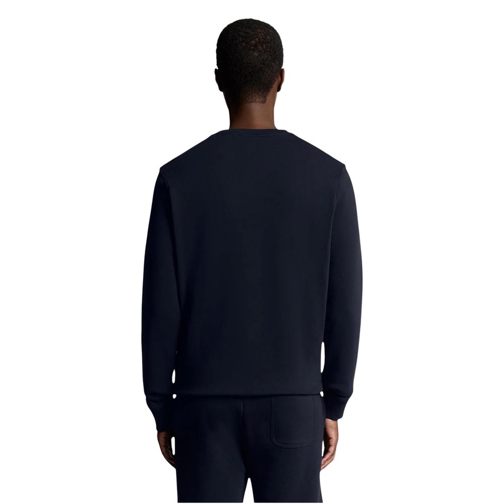 Blue Cotton Sweatshirt - ventzia
