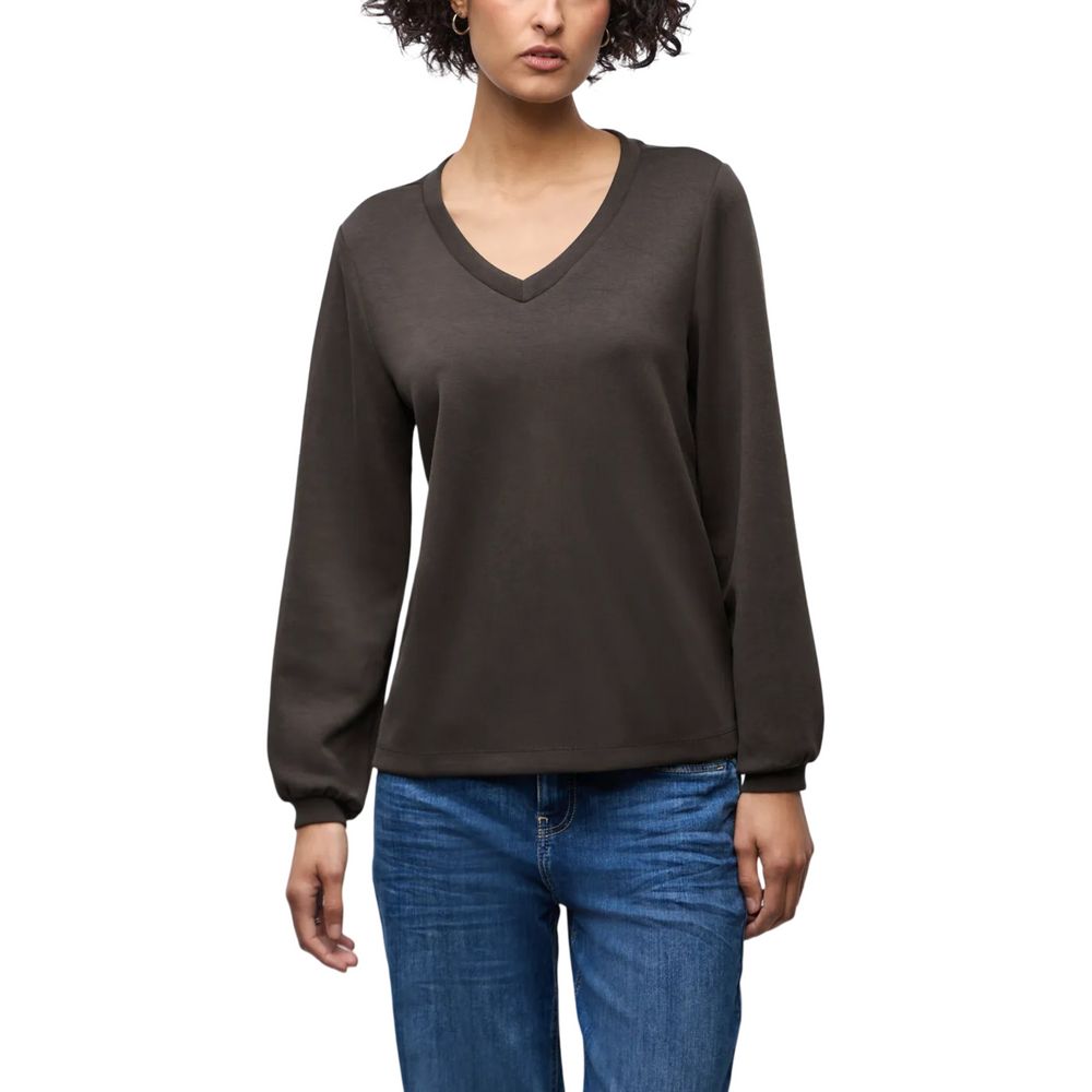 Brown Modal Sweatshirt - ventzia