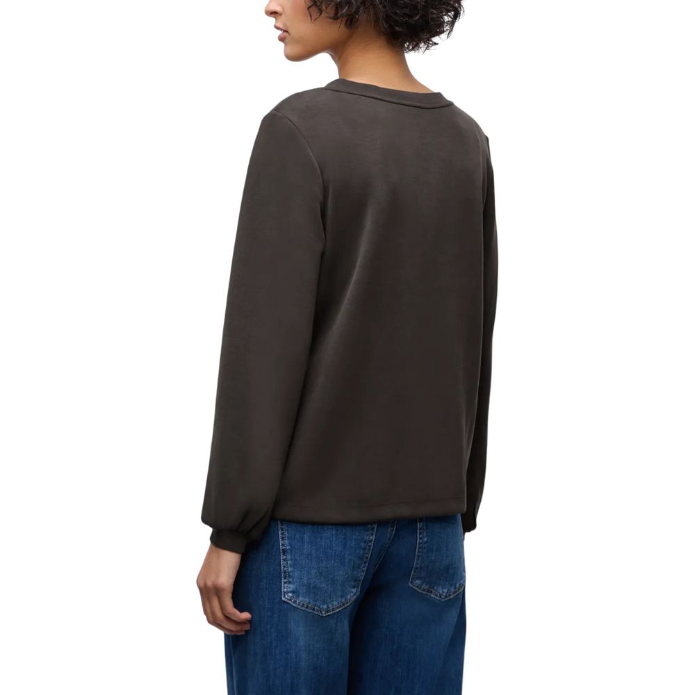 Brown Modal Sweatshirt - ventzia