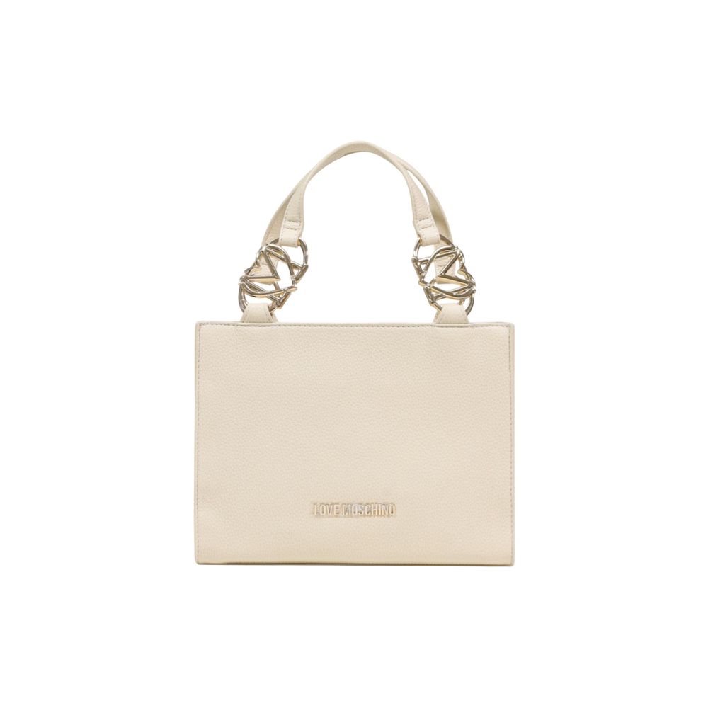 Beige Polyethylene Handbag - ventzia