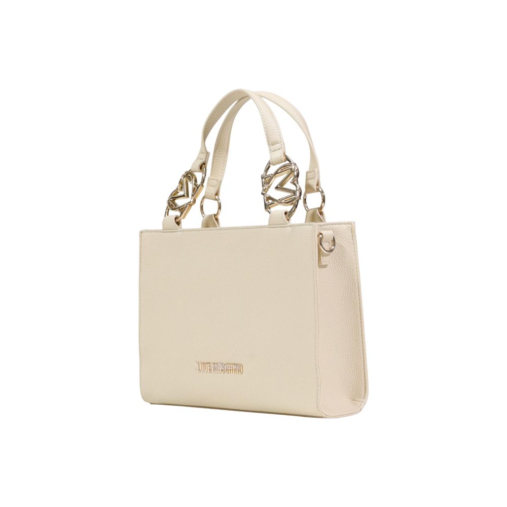 Beige Polyethylene Handbag - ventzia