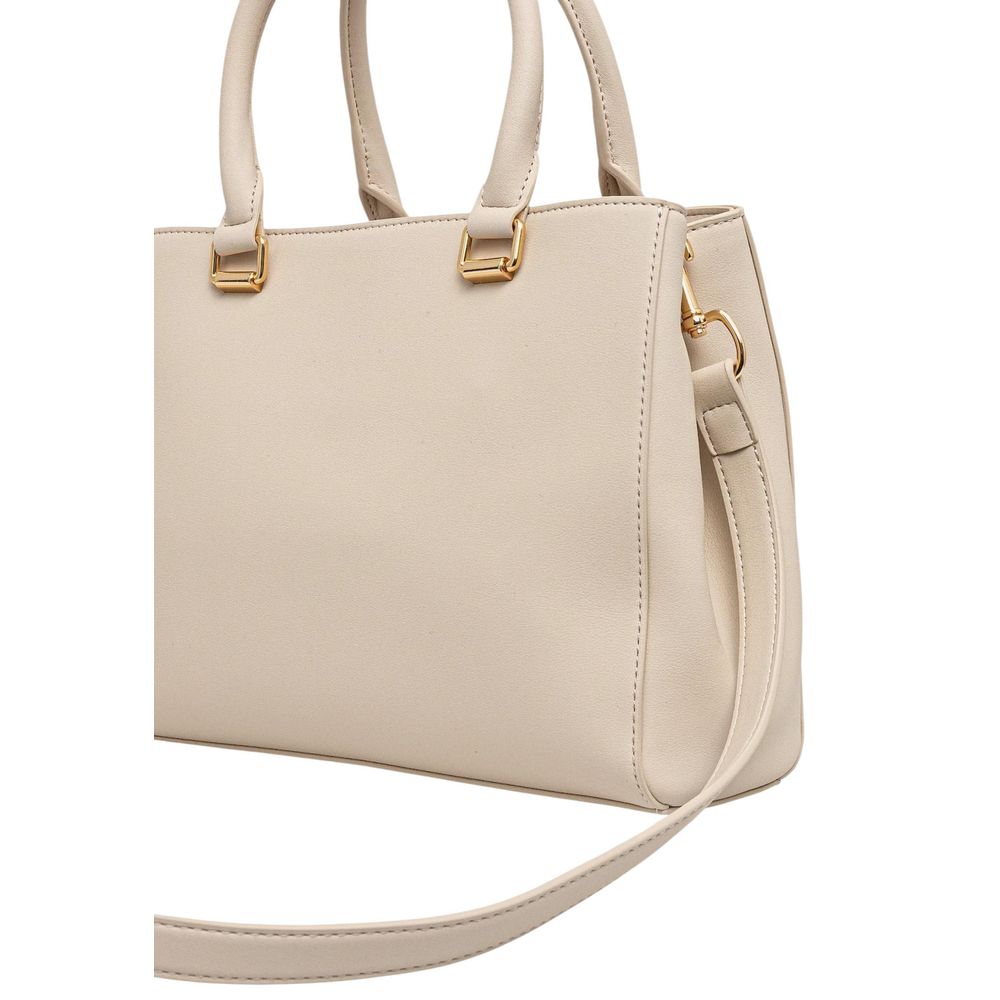 Beige Polyethylene Handbag - ventzia