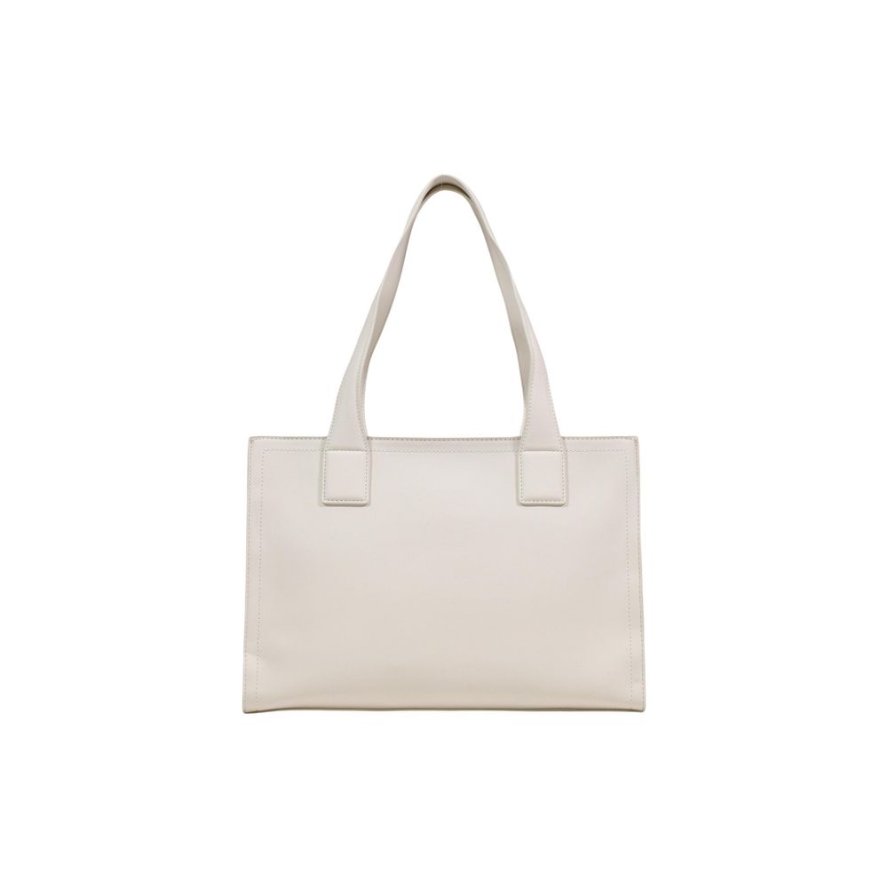 Beige Polyethylene Handbag - ventzia