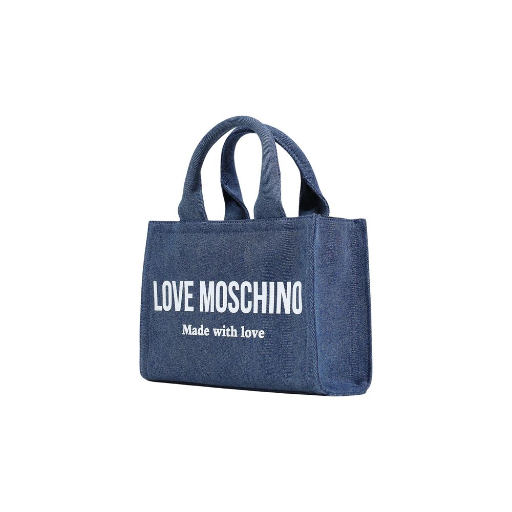 Blue Cotton Handbag - ventzia