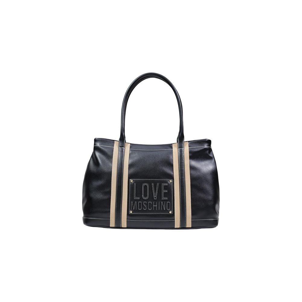 Black Polyethylene Handbag - ventzia