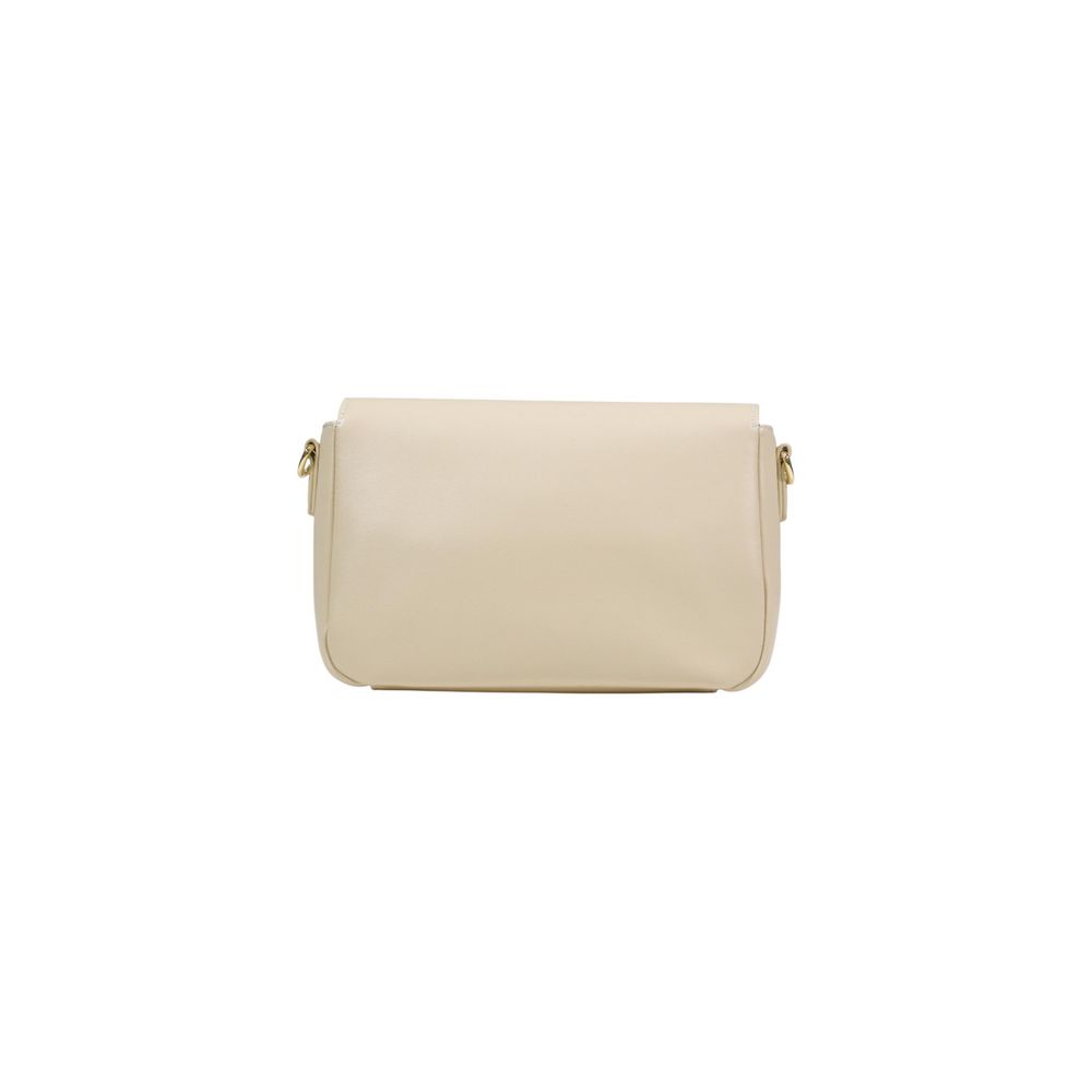 Cream Polyethylene Handbag - ventzia