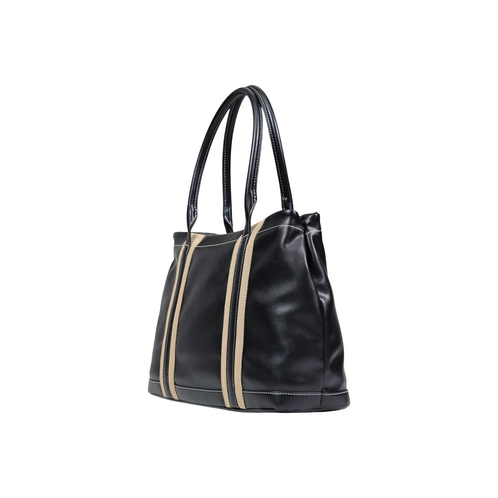 Black Polyethylene Handbag - ventzia