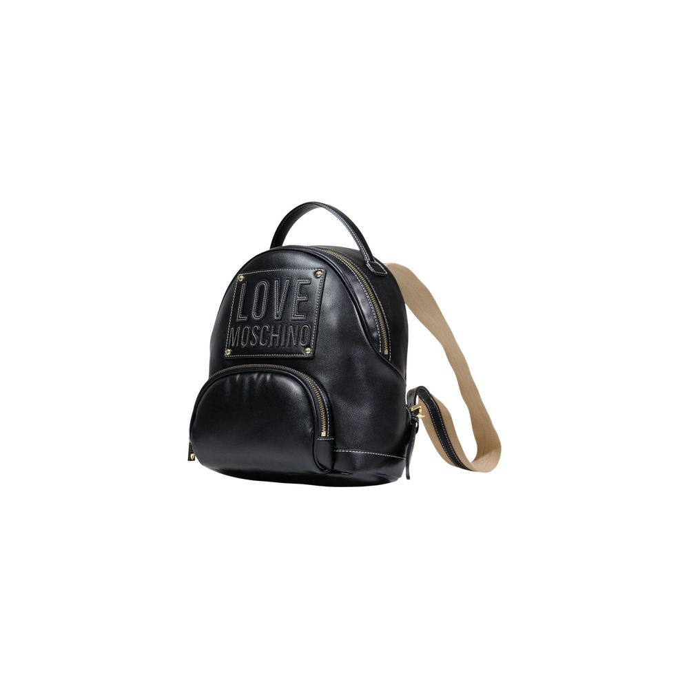 Black Polyethylene Backpack - ventzia