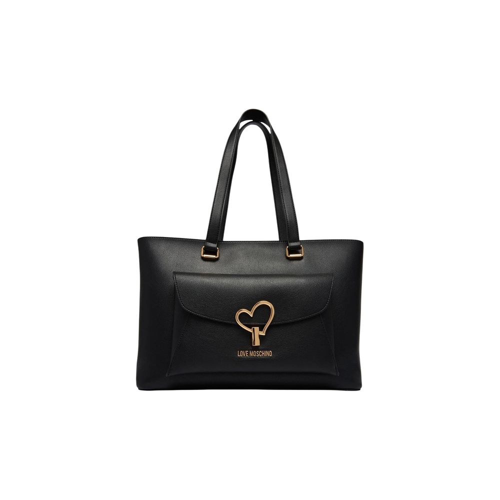 Black Polyethylene Handbag - ventzia