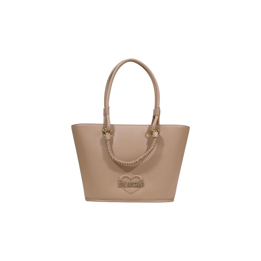 Beige Polyethylene Handbag - ventzia