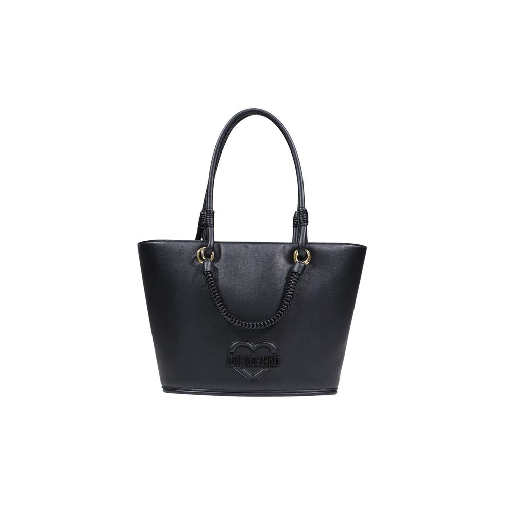 Black Polyethylene Handbag - ventzia
