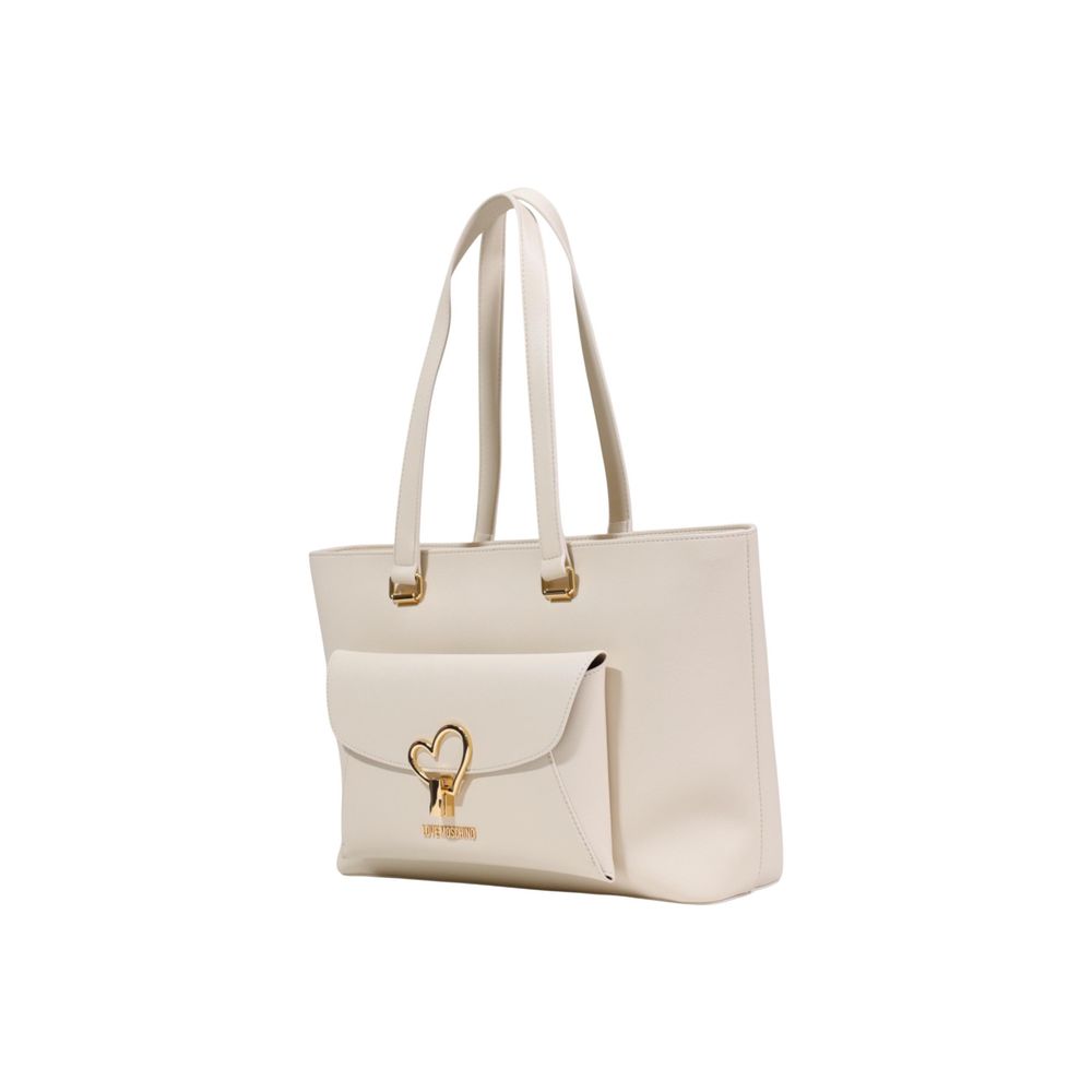 Beige Polyethylene Handbag - ventzia