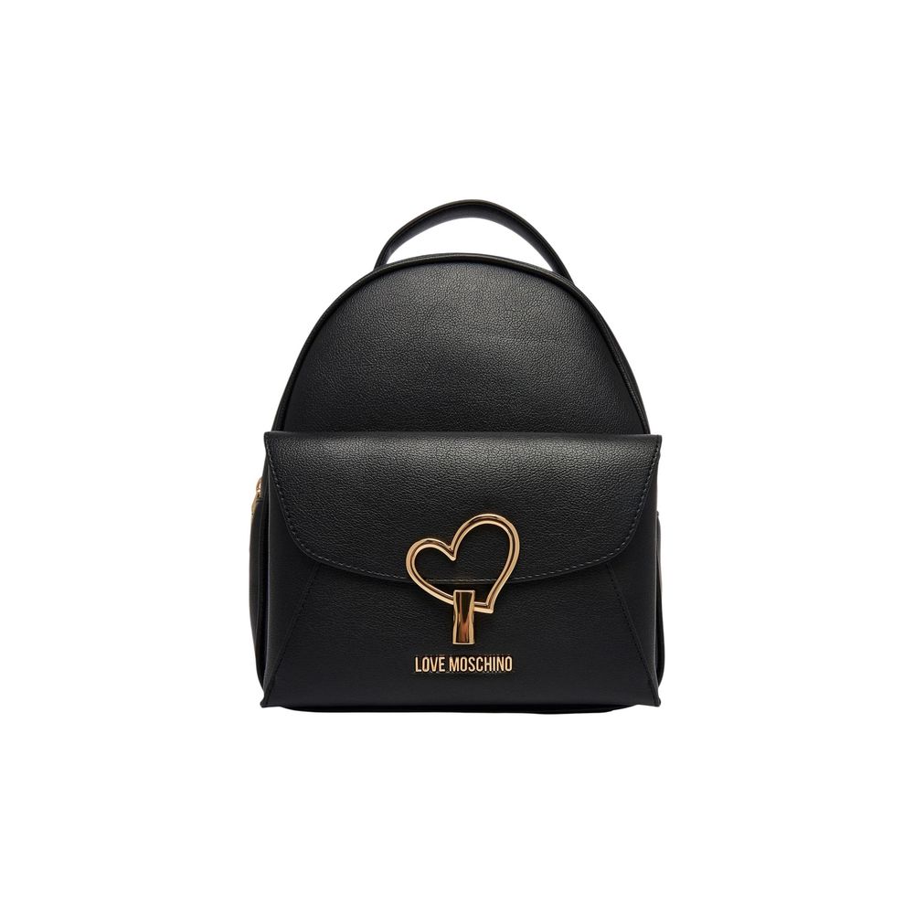 Black Polyethylene Backpack - ventzia