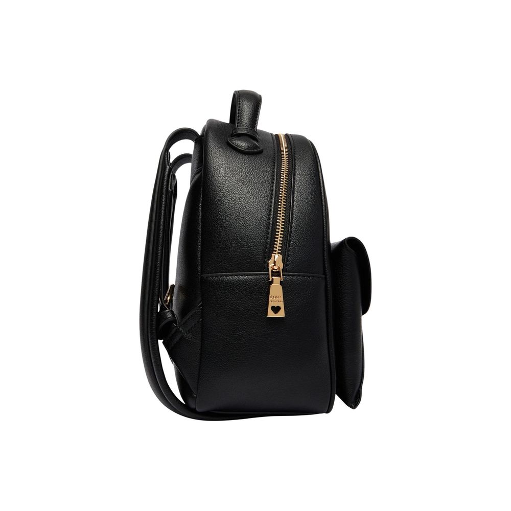 Black Polyethylene Backpack - ventzia