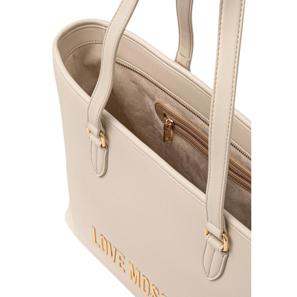 Beige Polyethylene Handbag - ventzia
