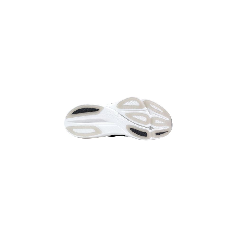 Black And White Textile Athletic Sneakers - ventzia