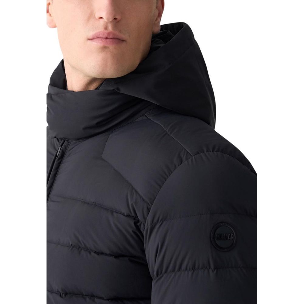 Black Polyamide Coat - ventzia