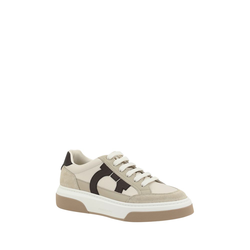 Multicolor Calf Leather Bos Taurus Platform Sneakers - ventzia
