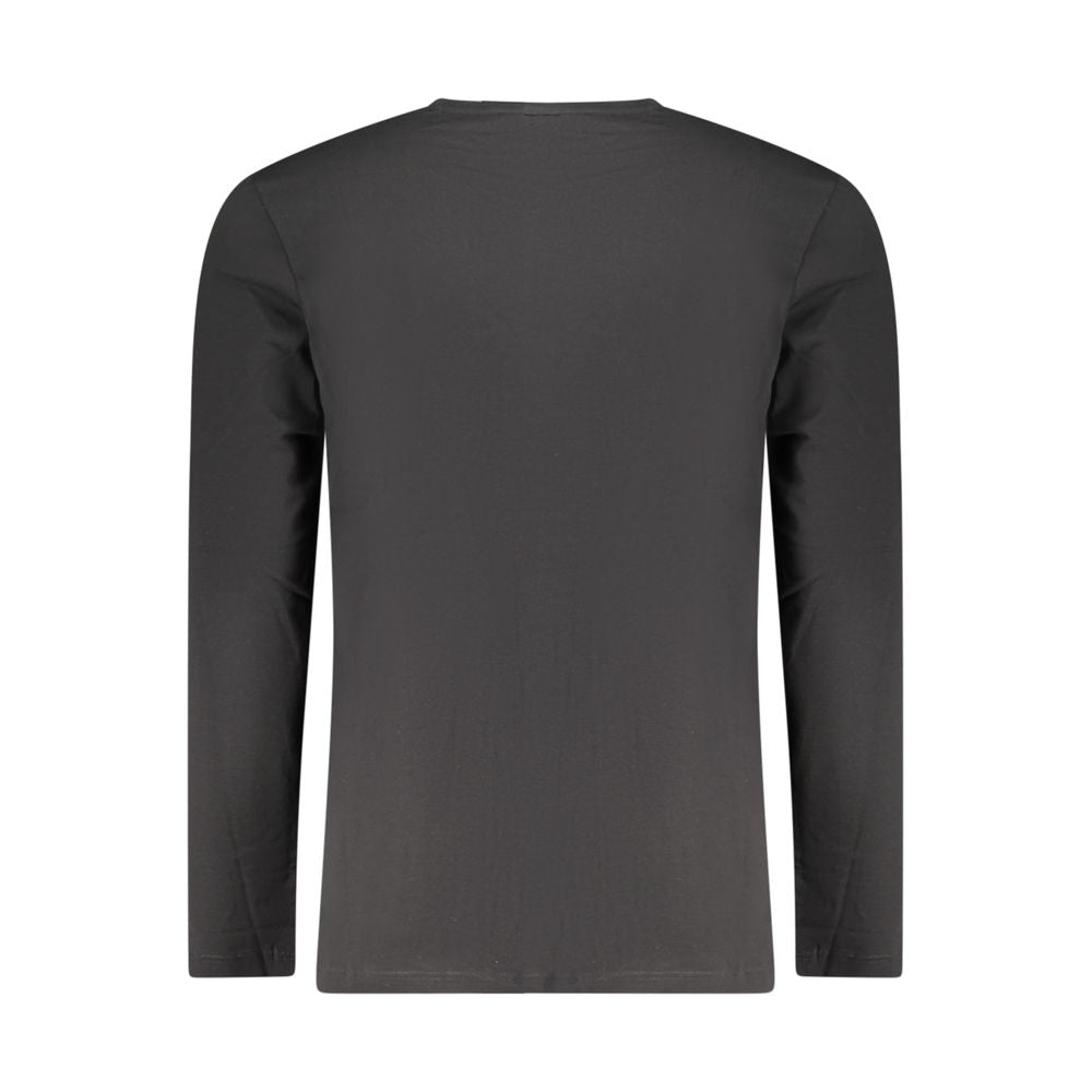 Black Cotton Men T-Shirt - ventzia