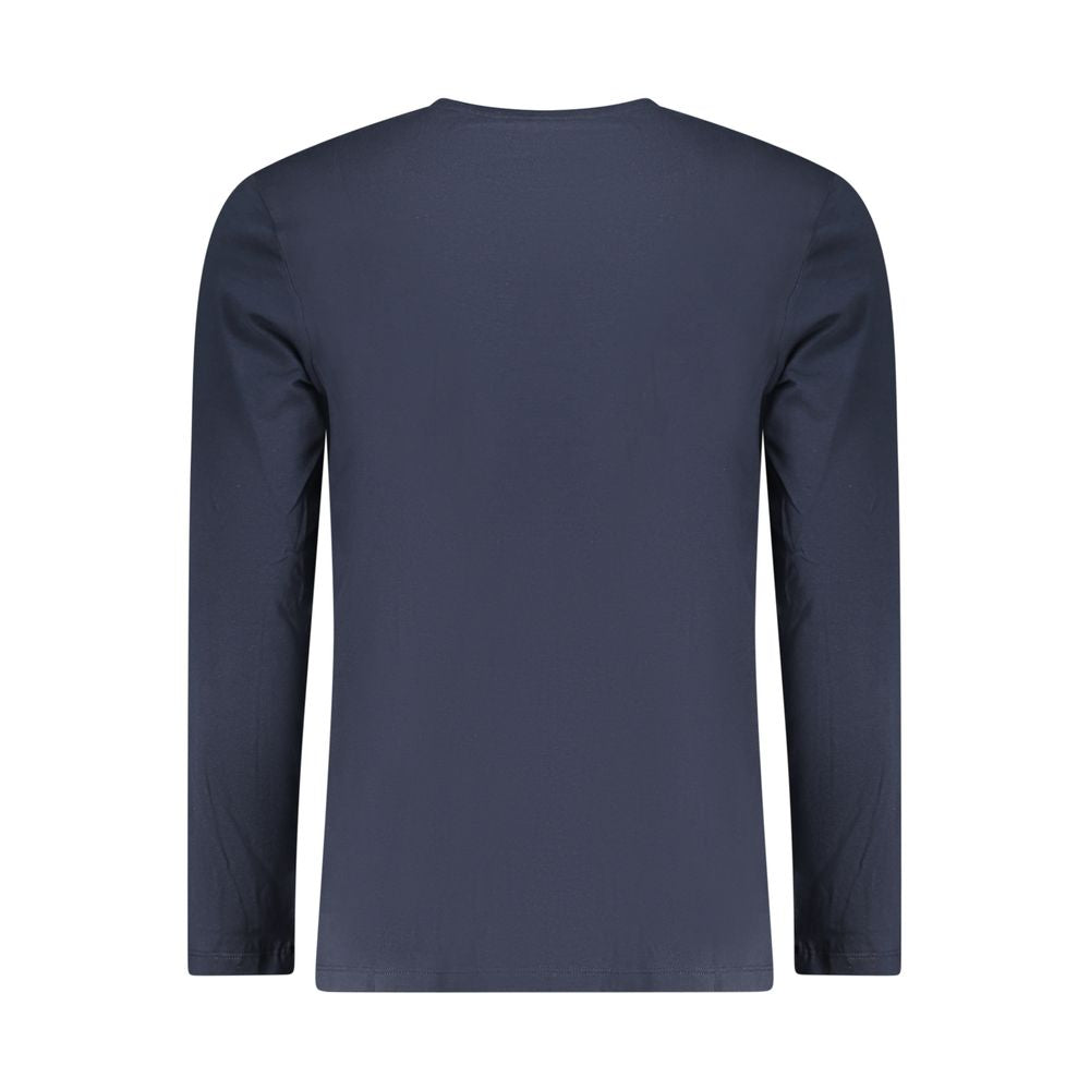 Blue Cotton Men's T-Shirt - ventzia