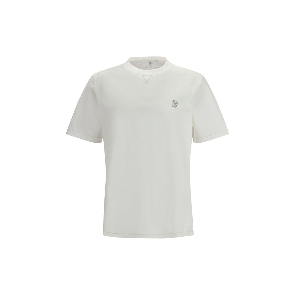 White Cotton T-Shirt - ventzia