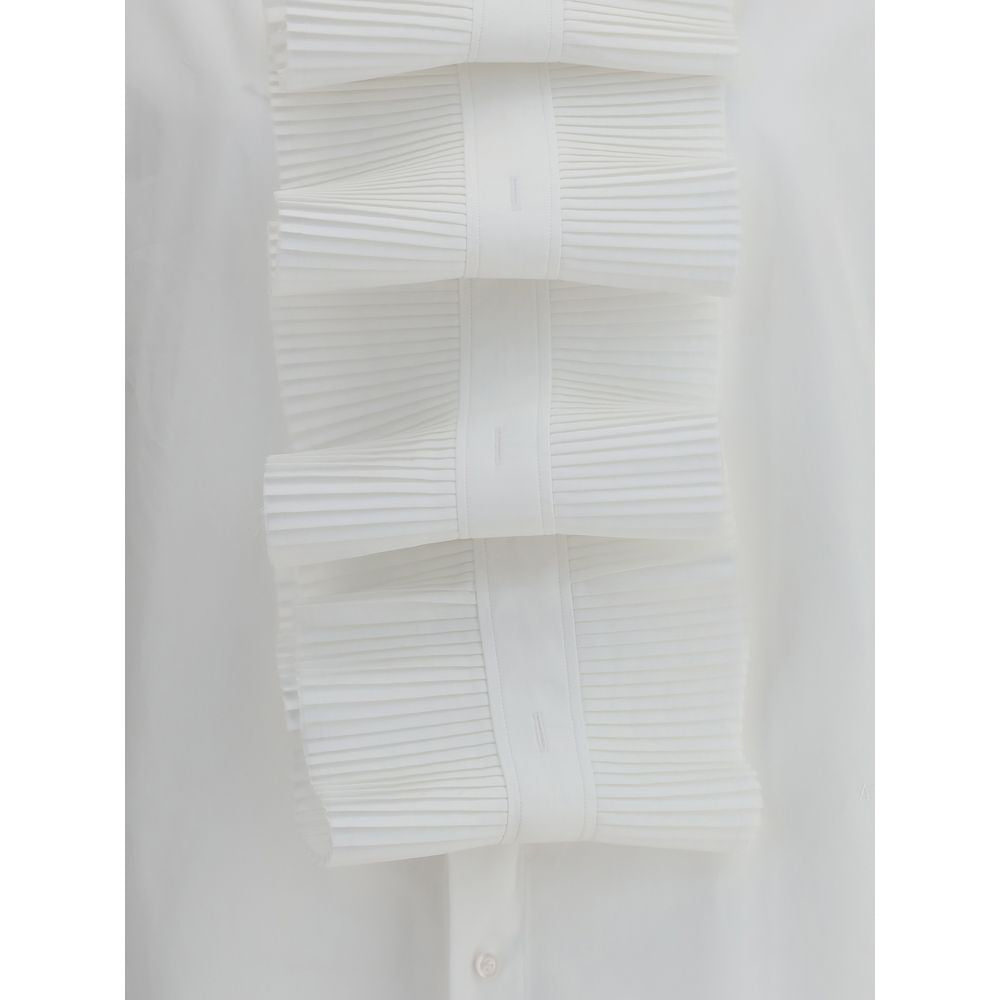 White Cotton Shirt - ventzia