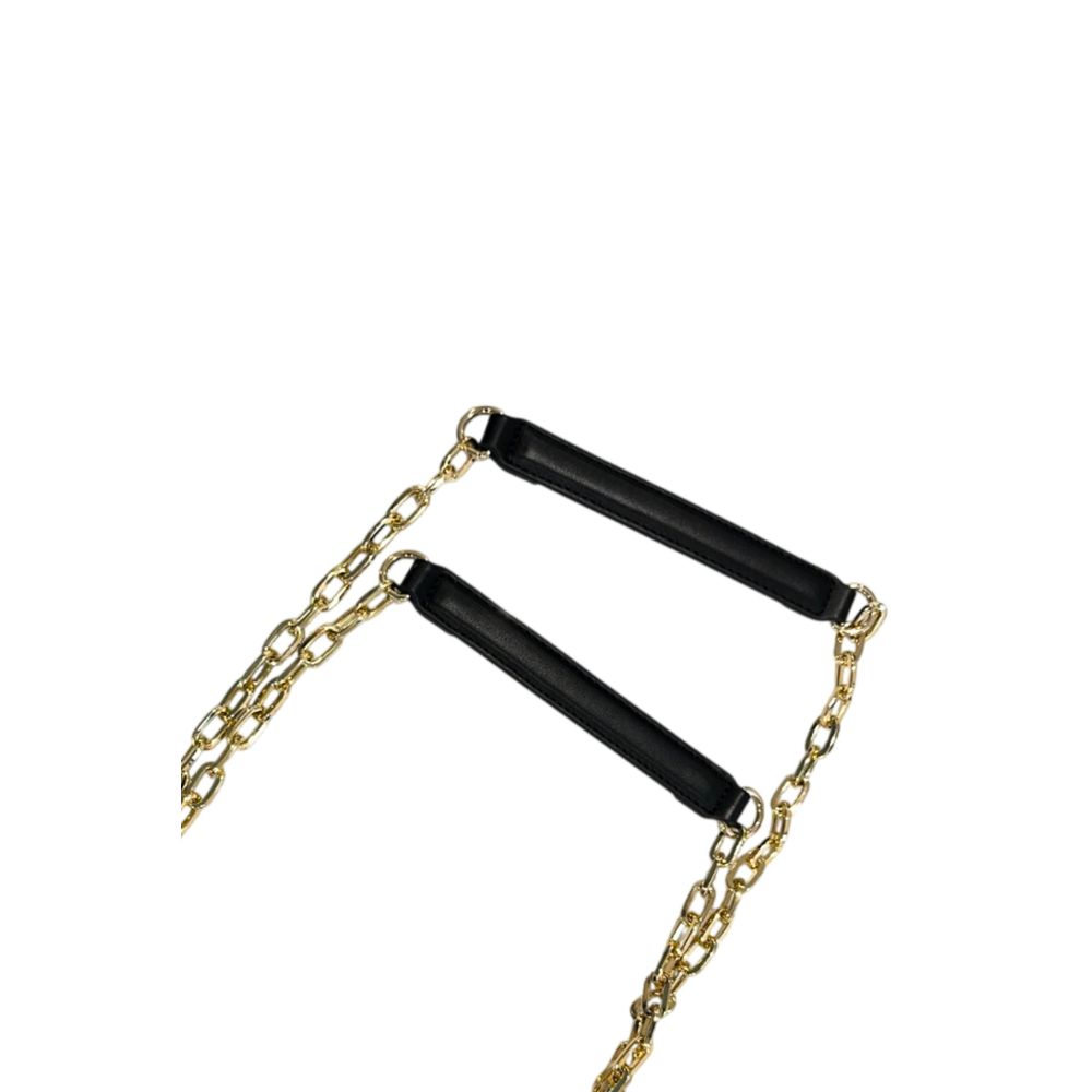 Black PU Women Crossbody Bag - ventzia