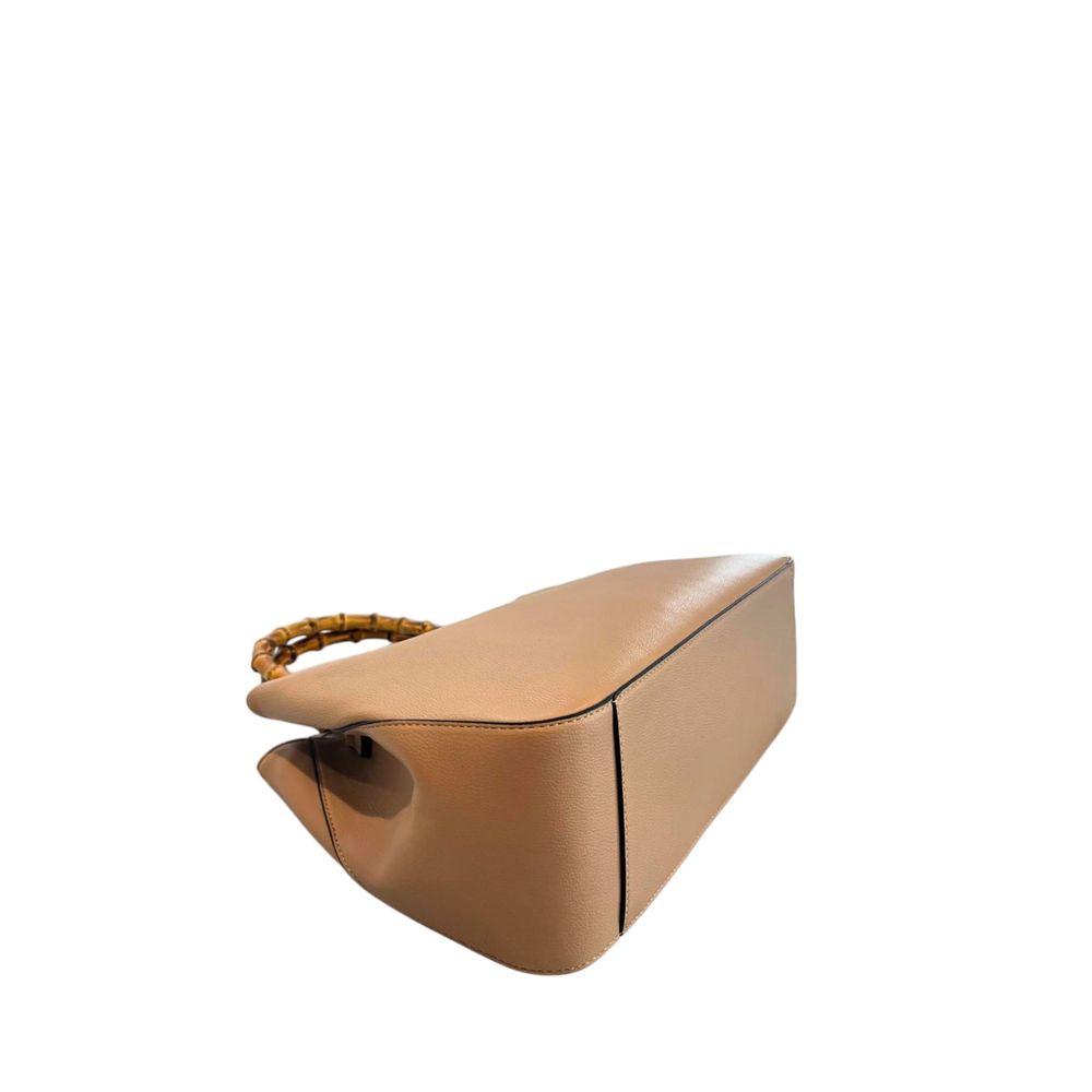 Brown PU Women Handbag - ventzia
