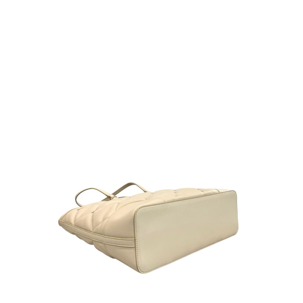 Pink Polyurethane Women Handbag - ventzia