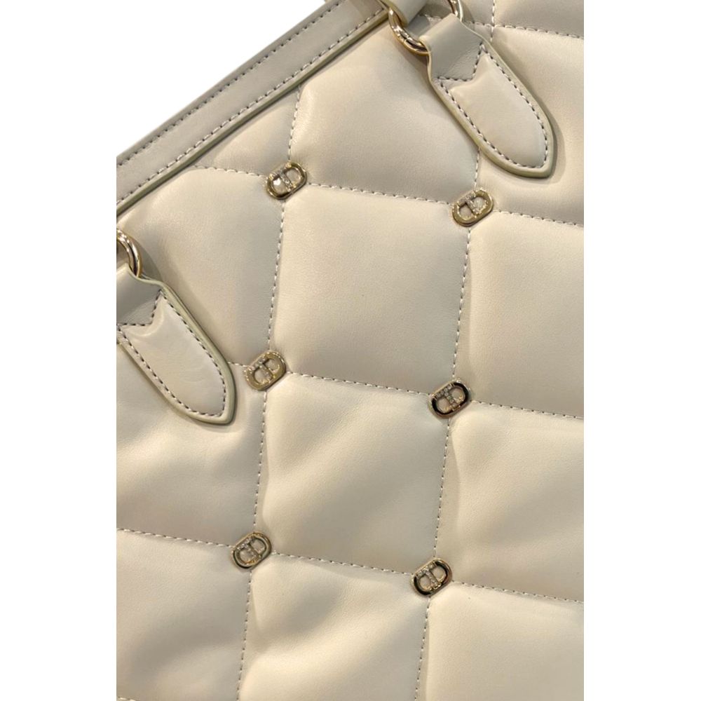 Pink Polyurethane Women Handbag - ventzia