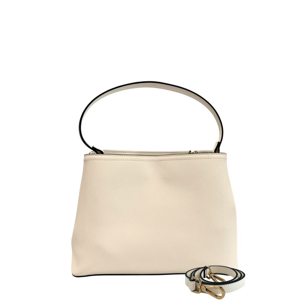 White PU Women Handbag - ventzia