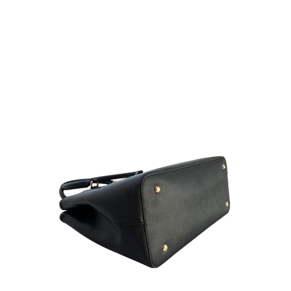 Yellow Polyurethane Women Shoulder Bag - ventzia