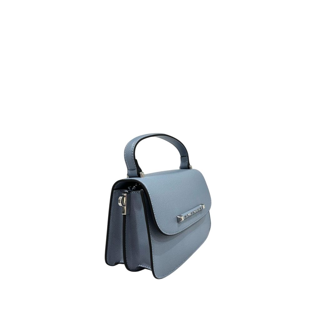 Blue PU Women Handbag - ventzia