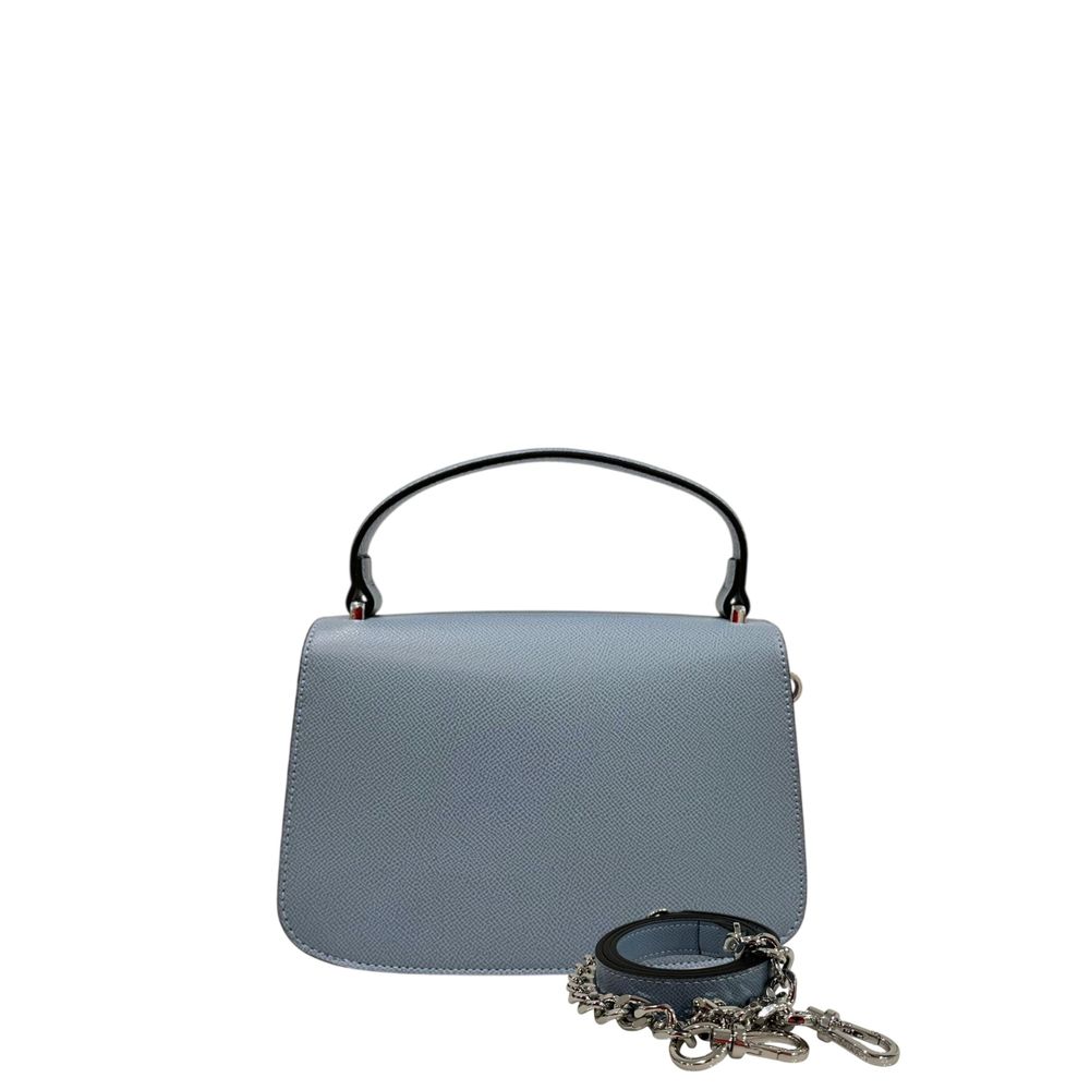Blue PU Women Handbag - ventzia