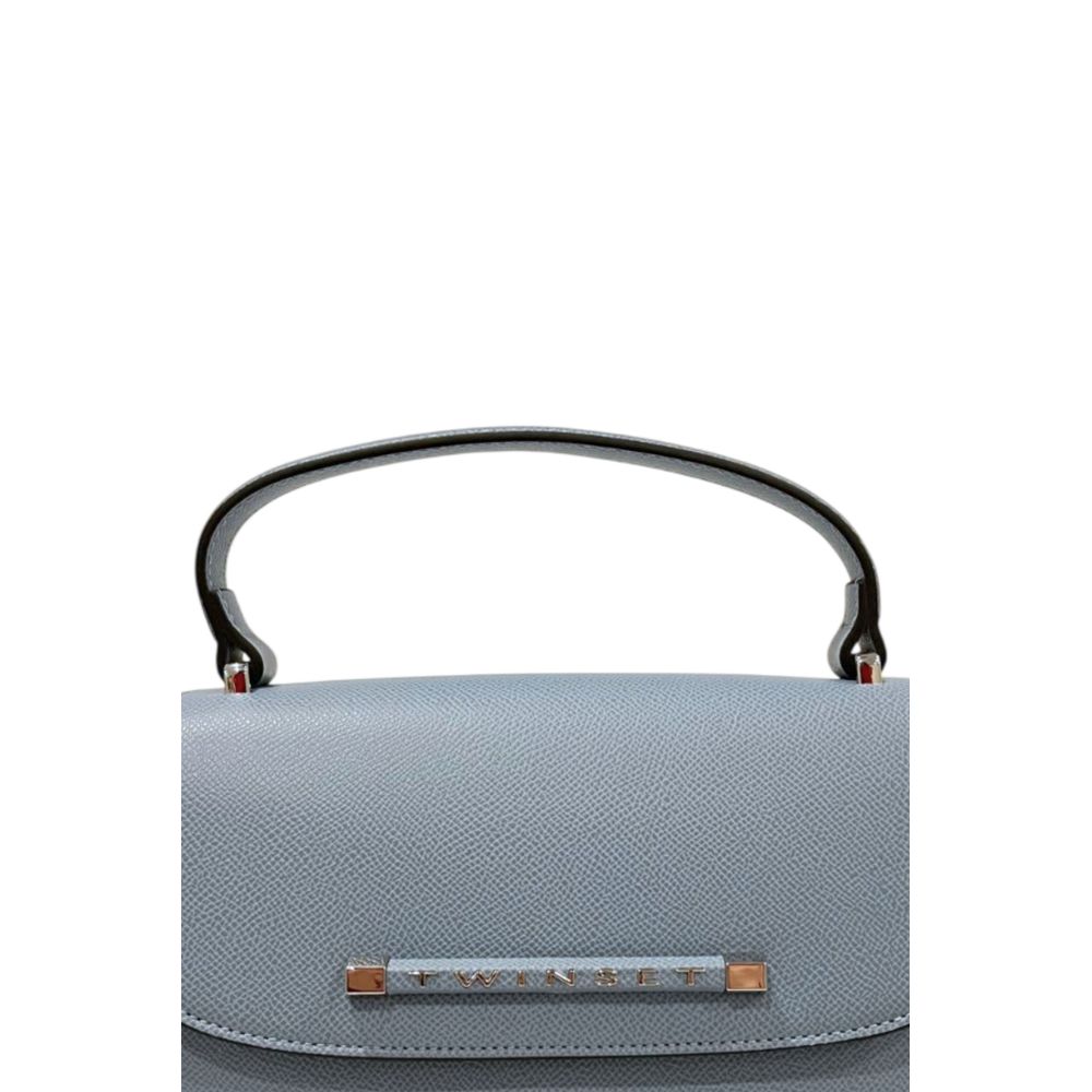Blue PU Women Handbag - ventzia
