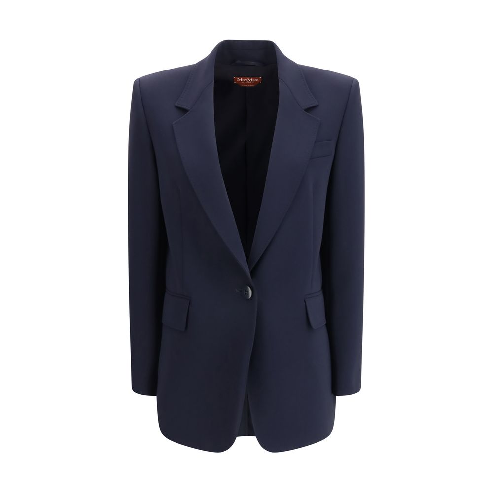 Blue Triacetate Blazer - ventzia