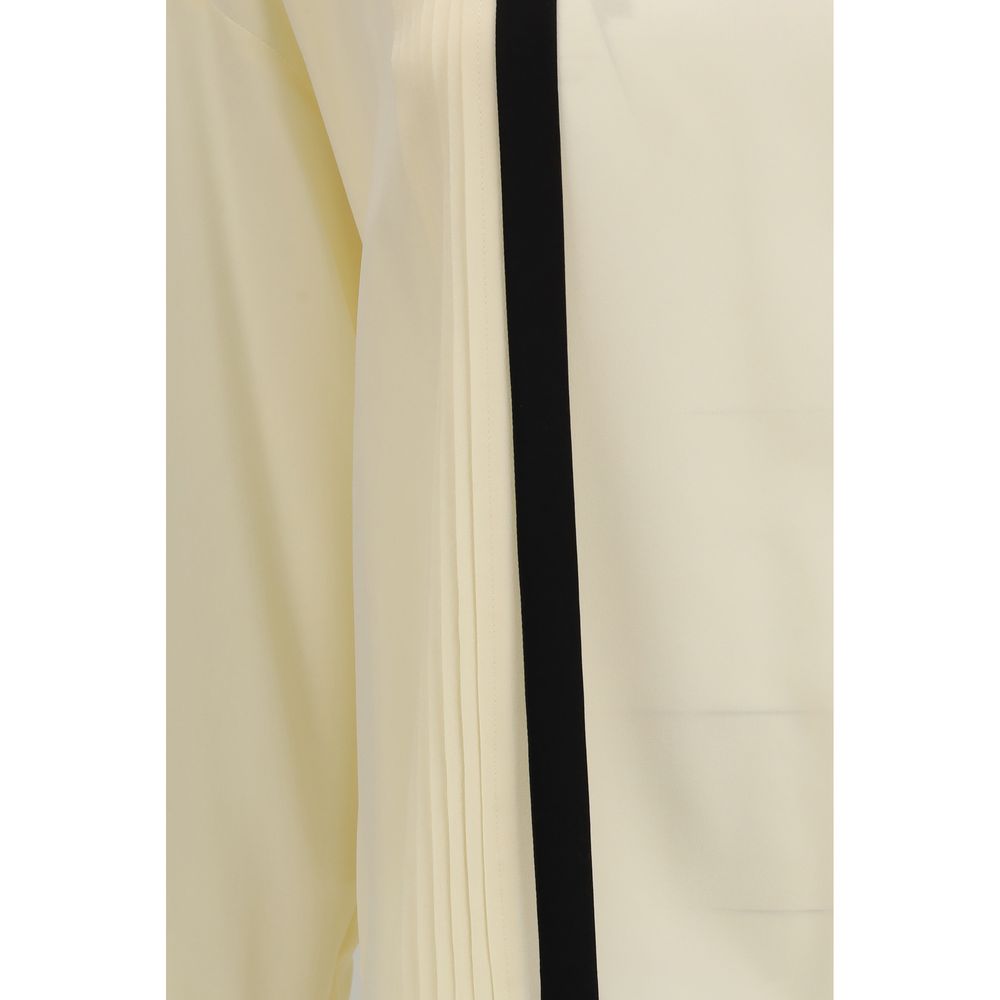 Beige Silk Blouse - ventzia