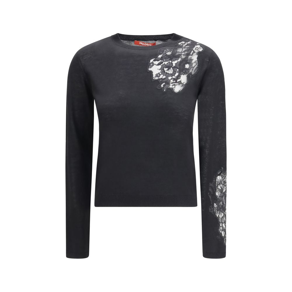 Black Silk Sweatshirt - ventzia