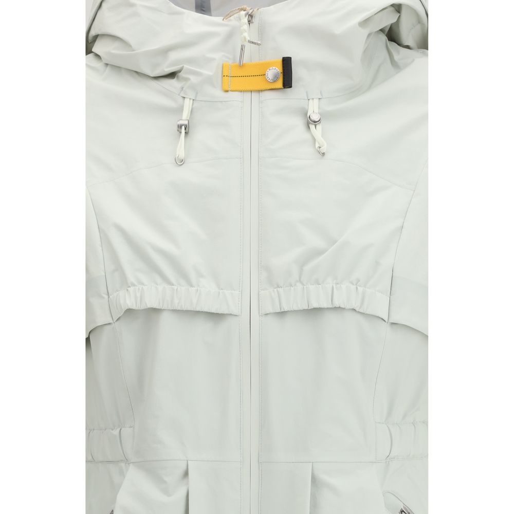 White Polyamide Shell Jacket