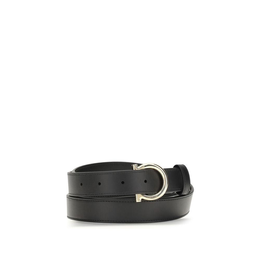 Black Calf Leather Bos Taurus Regular Belt - ventzia