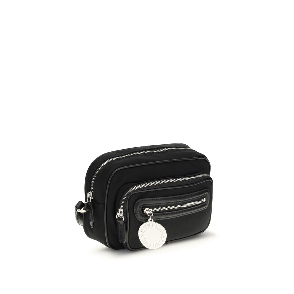 Black Polyamide Shoulder Bag - ventzia