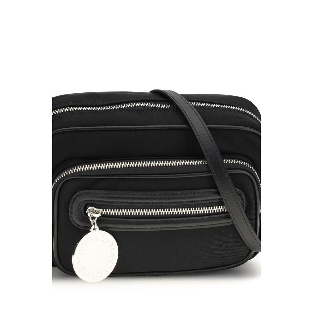 Black Polyamide Shoulder Bag - ventzia