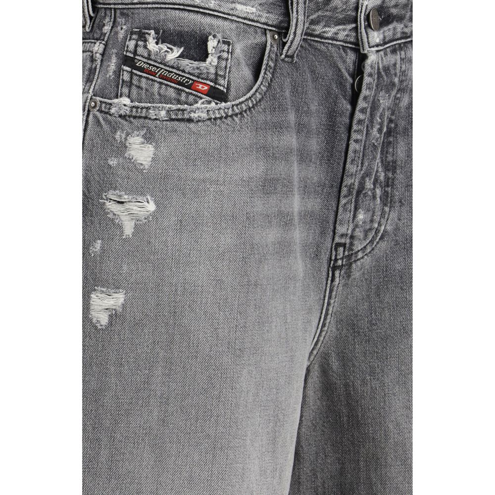 Gray Cotton Bermuda Shorts