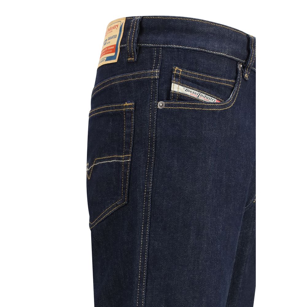 Black Cotton Slim Fit Jeans - ventzia