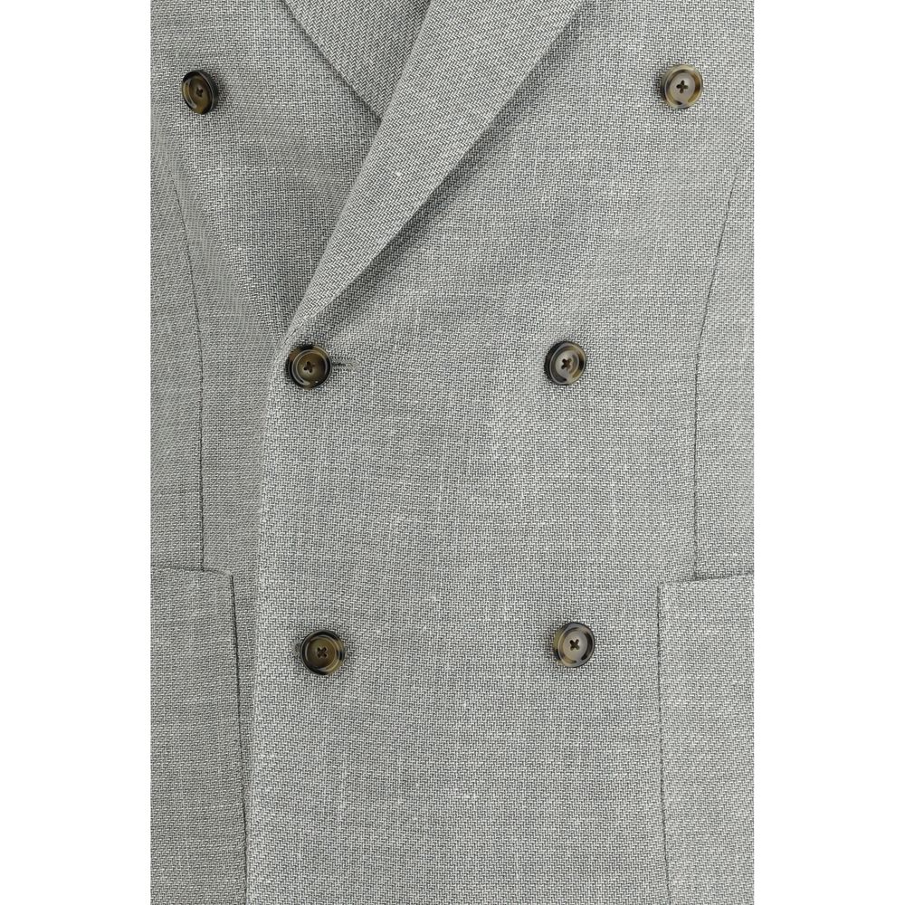 Bicolor Wool Blazer - ventzia