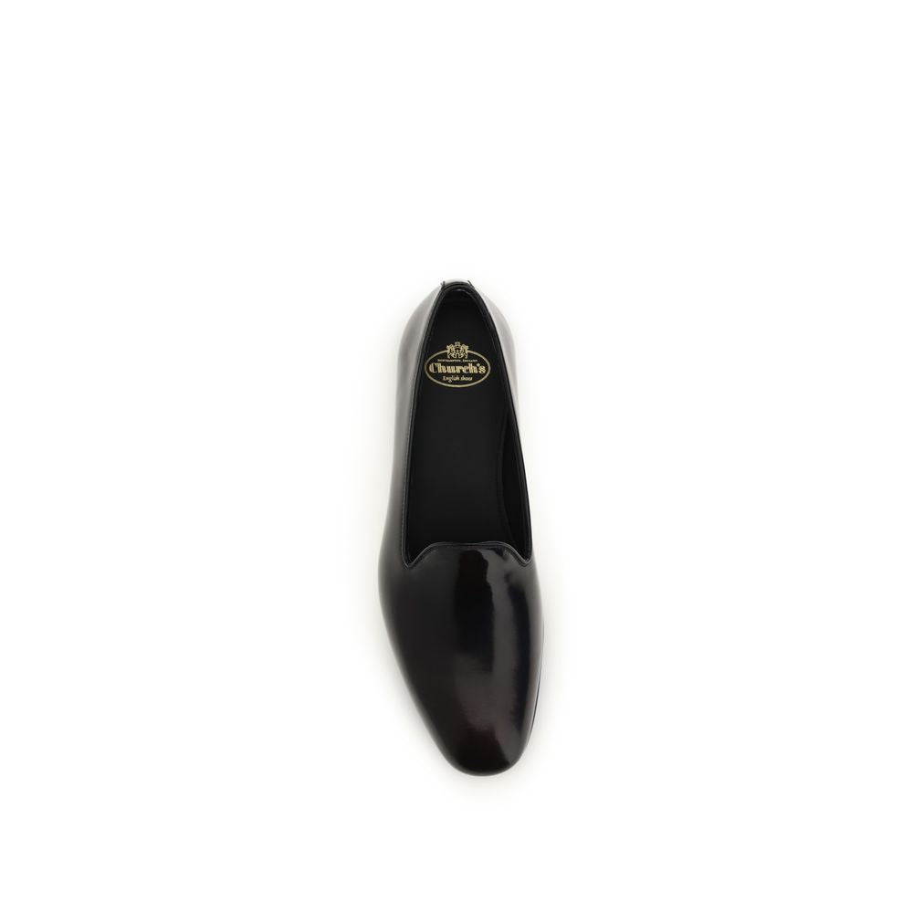 Black Calf Leather Bos Taurus Slip-On Loafers - ventzia